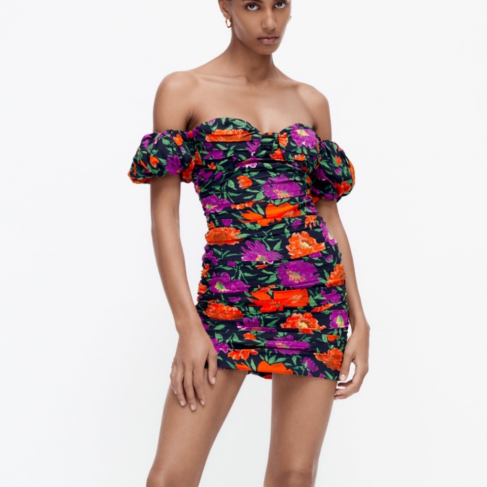 ZARA floral mini dress- BNWT